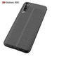 Litchi Texture TPU Shockproof Case for Galaxy A50, For Galaxy A50