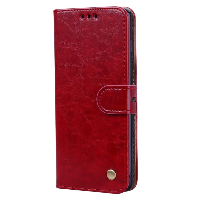Business Style Oil Wax Texture Horizontal Flip Leather Case for Galaxy S10 Plus, with Holder & Card Slots & Wallet
