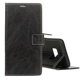 Retro Crazy Horse Texture Horizontal Flip Leather Case fore Galaxy S10e, with Holder & Card Slots & Photo Frame, S10e, For Samsung Galaxy S10e