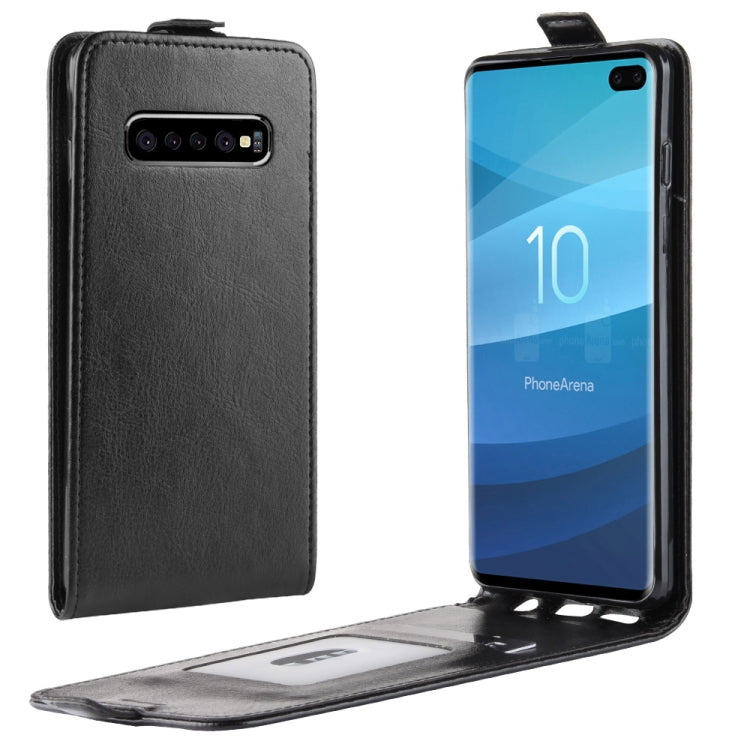 Business Style Vertical Flip TPU Leather Case for Galaxy S10+, with Card Slot, For Galaxy S10+, For Samsung Galaxy S10+