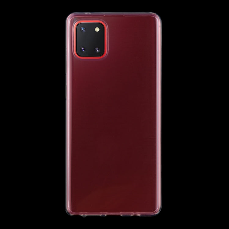 For Galaxy Note 10 Lite 0.75mm Ultrathin Transparent TPU Soft Protective Case, For Galaxy Note 10 Lite