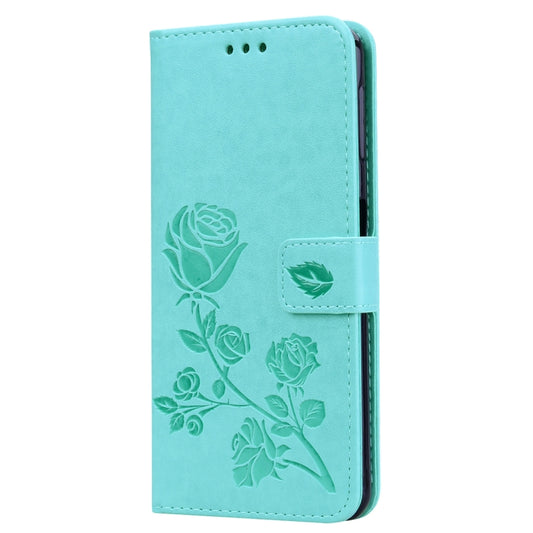 Rose Embossed Horizontal Flip PU Leather Case for Samsung Galaxy A7 (2018) , with Holder & Card Slots & Wallet