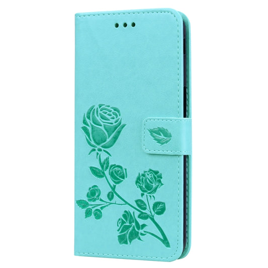 Rose Embossed Horizontal Flip PU Leather Case for Samsung Galaxy J6 Plus, with Holder & Card Slots & Wallet