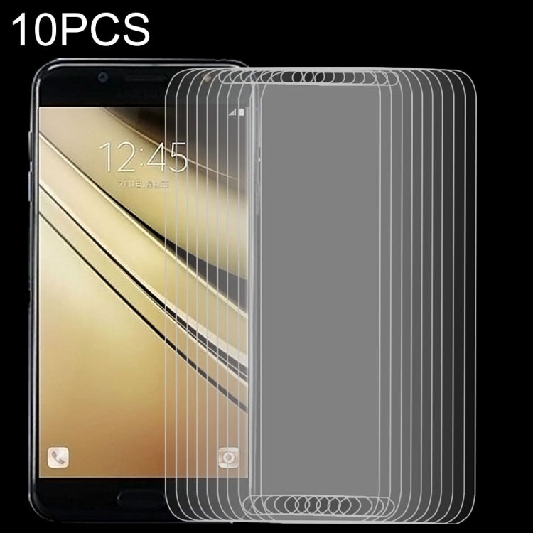 10 PCS 9H 2.5D Tempered Glass Film for Galaxy C7 (2017), Galaxy C7 (2017) (10pcs)