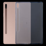 For Samsung Galaxy Tab S7 0.75mm Shockproof Outside Glossy Inside Frosted TPU Protective Case, For Samsung Galaxy Tab S7