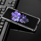 For Samsung Galaxy Z Flip TPU+PC Transparent Four-corner Shockproof Explosion-proof Protective Case