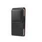 Men Lambskin Texture Multi-functional Universal Mobile Phone Waist Pack Leather Case for 6.3 Inch or Below Smartphones, For 6.3 inch