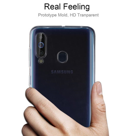 0.75mm Ultrathin Transparent TPU Soft Protective Case for Samsung Galaxy A60, For Samsung Galaxy A60