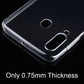 0.75mm Ultrathin Transparent TPU Soft Protective Case for Samsung Galaxy A60, For Samsung Galaxy A60