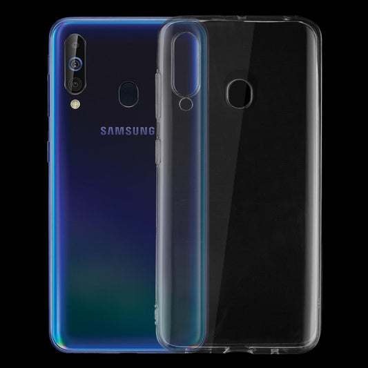 0.75mm Ultrathin Transparent TPU Soft Protective Case for Samsung Galaxy A60, For Samsung Galaxy A60
