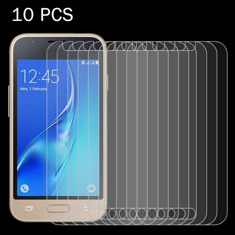 10 PCS for Galaxy J1 Mini / J1 Nxt / J105 0.26mm 9H Surface Hardness 2.5D Explosion-proof Tempered Glass Screen Film, For J1 Mini / J1 Nxt / J105