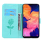 Rose Embossed Horizontal Flip PU Leather Case for Galaxy A10, with Holder & Card Slots & Wallet