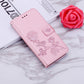 Rose Embossed Horizontal Flip PU Leather Case for Galaxy A30 / A20, with Holder & Card Slots & Wallet