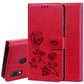 Rose Embossed Horizontal Flip PU Leather Case for Galaxy A30 / A20, with Holder & Card Slots & Wallet