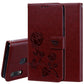 Rose Embossed Horizontal Flip PU Leather Case for Galaxy A30 / A20, with Holder & Card Slots & Wallet
