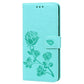 Rose Embossed Horizontal Flip PU Leather Case for Galaxy A50, with Holder & Card Slots & Wallet