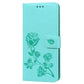 Rose Embossed Horizontal Flip PU Leather Case for Galaxy A70, with Holder & Card Slots & Wallet