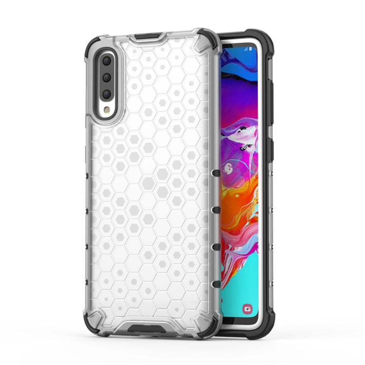 Shockproof Honeycomb PC + TPU Case for Galaxy A70, For Galaxy A70