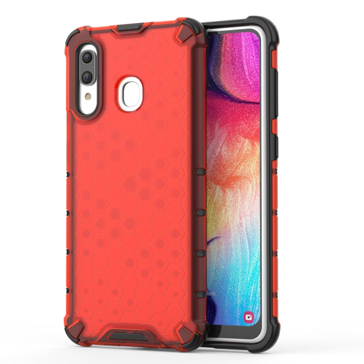 Shockproof Honeycomb PC + TPU Case for Galaxy A30, For Galaxy A30