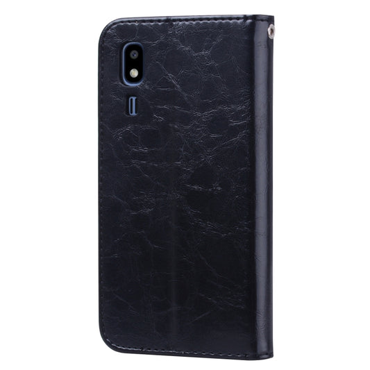Business Style Oil Wax Texture Horizontal Flip Leather Case for Galaxy A2 Core, with Holder & Card Slots & Wallet
