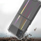 For Samsung Galaxy Z Flip3 5G Aurora PC + TPU Clear Four-corner Shockproof Protective Case, For Samsung Galaxy Z Flip3 5G