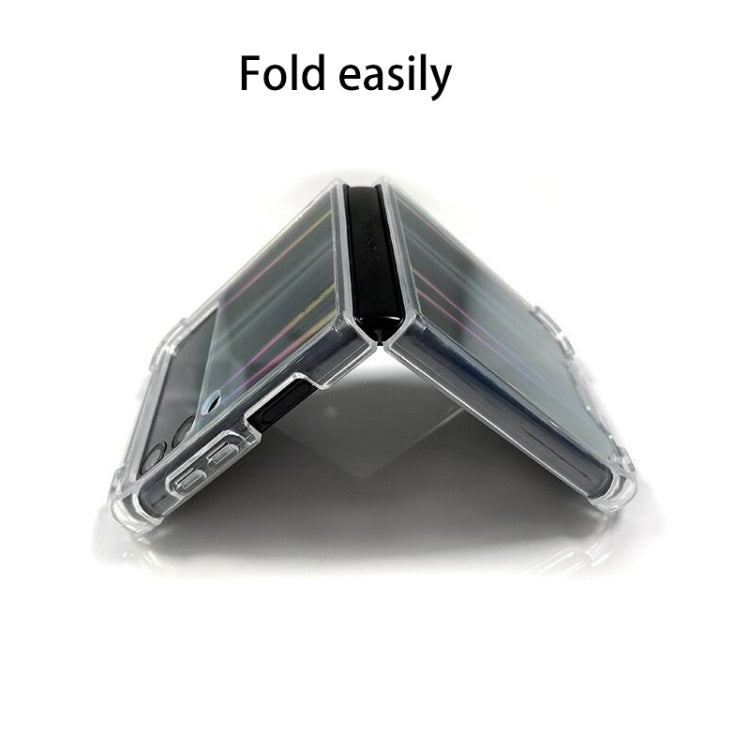 For Samsung Galaxy Z Flip3 5G Aurora PC + TPU Clear Four-corner Shockproof Protective Case, For Samsung Galaxy Z Flip3 5G