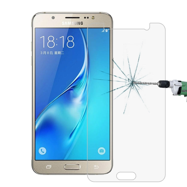 For Galaxy J7(2016) / J710 0.26mm 9H Surface Hardness 2.5D Explosion-proof Tempered Glass Screen Film