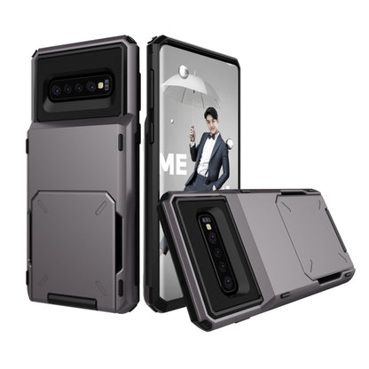 Shockproof TPU + PC Protective Case for Galaxy S10, with Card Slot