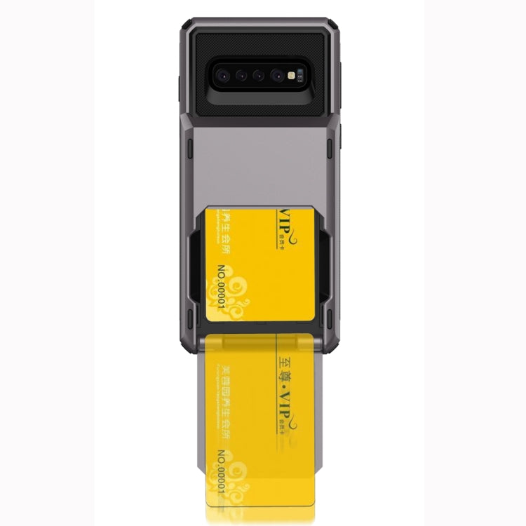 Shockproof TPU + PC Protective Case for Galaxy S10, with Card Slot