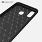 Brushed Texture Carbon Fiber TPU Case for Galaxy A40, For Galaxy A40