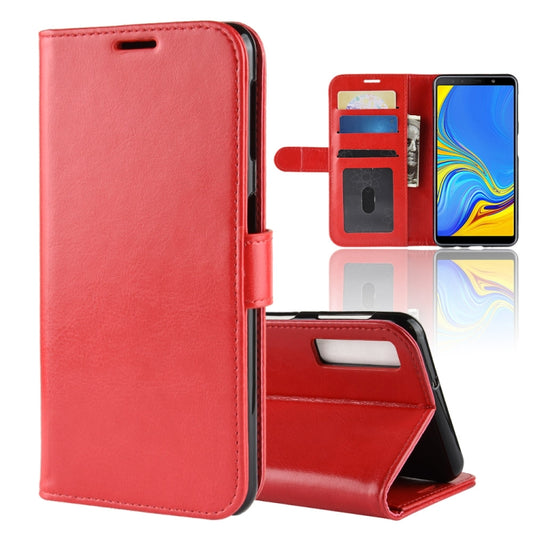 R64 Texture Single Fold Horizontal Flip Leather Case for Galaxy A7 (2018), with Holder & Card Slots & Wallet, For Galaxy A7 (2018)