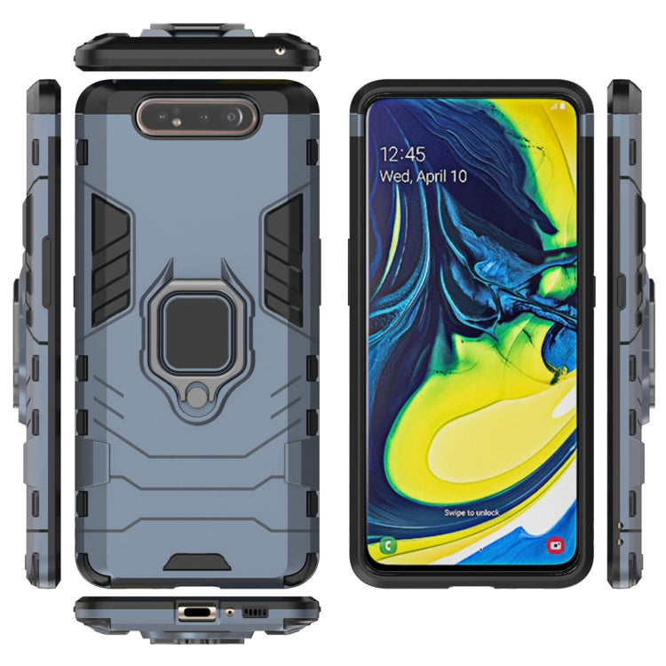 PC + TPU Shockproof Protective Case for Galaxy A80 / A90, with Magnetic Ring Holder, For Galaxy A80 / A90