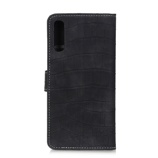 Crocodile Texture Horizontal Flip Leather Case for Galaxy A50, with Holder & Wallet & Card Slots & Photo Frame, For Galaxy A50