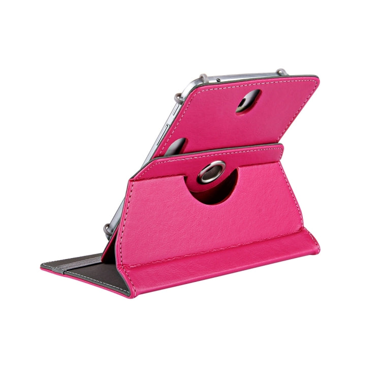 7 inch Tablets Leather Case Crazy Horse Texture 360 Degrees Rotation Protective Case Shell with Holder for Galaxy Tab A 7.0 (2016) / T280 & Tab 4 7.0 / T230 & Tab Q T2558, Colorfly G708, Asus ZenPad 7.0 Z370CG, Huawei MediaPad T1 7.0 / T1-701u