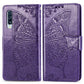 Butterfly Love Flowers Embossing Horizontal Flip Leather Case for Galaxy A70, with Holder & Card Slots & Wallet & Lanyard, For Galaxy A70