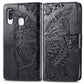 Butterfly Love Flowers Embossing Horizontal Flip Leather Case for Galaxy A40, with Holder & Card Slots & Wallet & Lanyard, For Galaxy A40