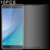 10 PCS 0.26mm 9H 2.5D Tempered Glass Film for Galaxy C7 Pro, For Galaxy C7 Pro(10 PCS)