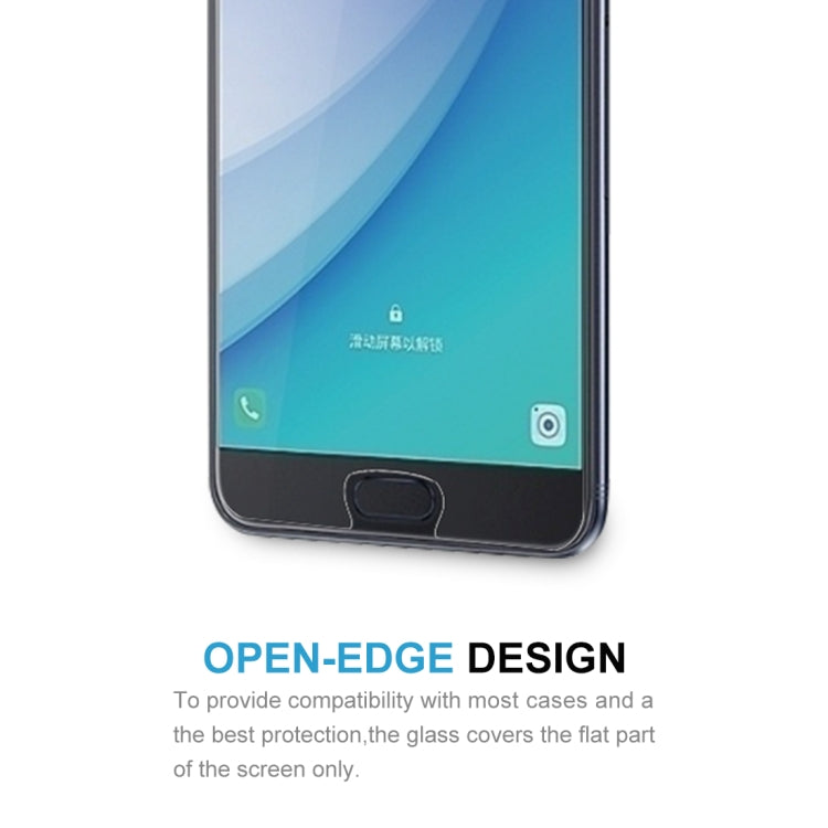 0.26mm 9H 2.5D Tempered Glass Film for Galaxy C7 Pro, For Galaxy C7 Pro(1 PC)