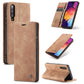 CaseMe-013 Multifunctional Retro Frosted Horizontal Flip Leather Case for Galaxy A30S / A50S / A50, with Card Slot & Holder & Zipper Wallet & Photo Frame, For Galaxy A50
