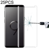 25 PCS For Galaxy S9 Plus Case Friendly Screen Curved Tempered Glass Film, For Galaxy S9 Plus