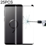 25 PCS For Galaxy S9 9H Surface Hardness 3D Curved Edge Anti-scratch Non-full Screen HD Tempered Glass Screen Protector