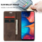 CaseMe-013 Multifunctional Retro Frosted Horizontal Flip Leather Case for Galaxy A20 / A30, with Card Slot & Holder & Wallet