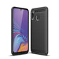 Brushed Texture Carbon Fiber Shockproof TPU Case for Galaxy A30