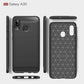 Brushed Texture Carbon Fiber Shockproof TPU Case for Galaxy A30