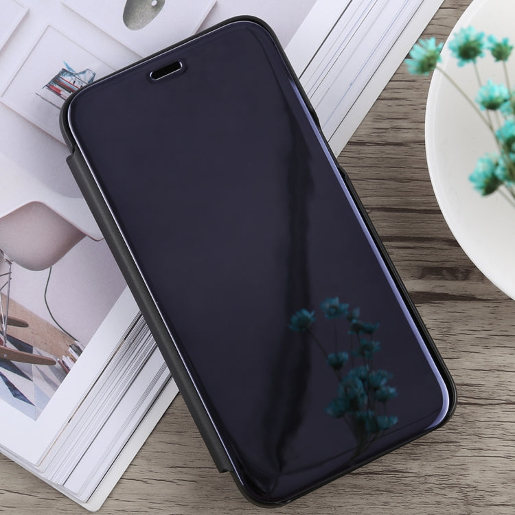 Electroplating Mirror Horizontal Flip Case for Galaxy J2 Core, with Holder, Galaxy J2 Core