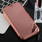 Electroplating Mirror Horizontal Flip Case for Galaxy J2 Core, with Holder, Galaxy J2 Core