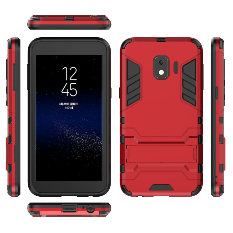 Shockproof PC + TPU Case for Galaxy J2 Core, with Holder, For Samsung Galaxy J2 Core, Galaxy J2 Core