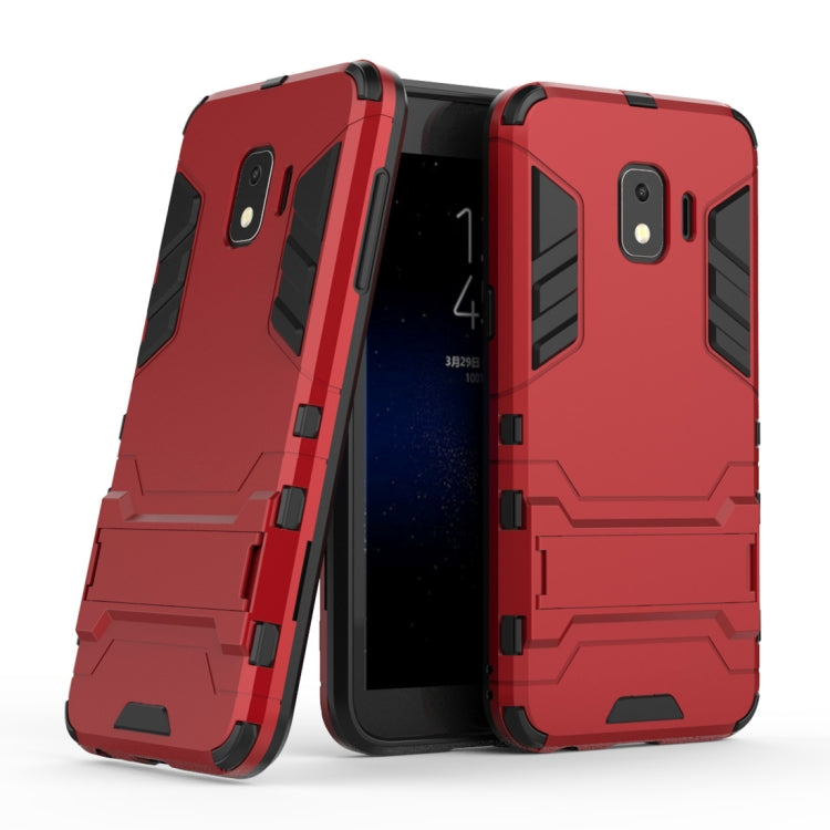 Shockproof PC + TPU Case for Galaxy J2 Core, with Holder, For Samsung Galaxy J2 Core, Galaxy J2 Core