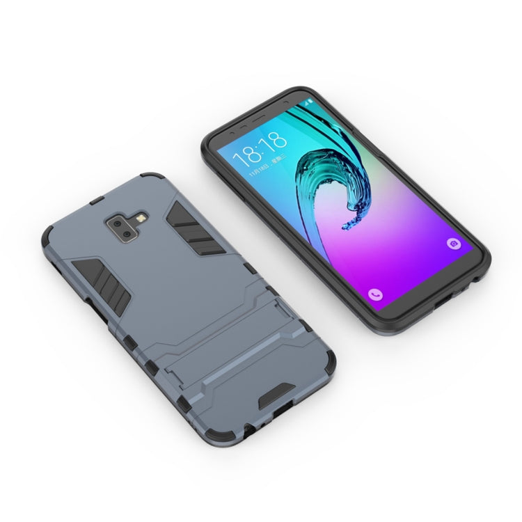 Shockproof PC + TPU Case for Galaxy J6+, with Holder, For Samsung Galaxy J6+, Galaxy J6+