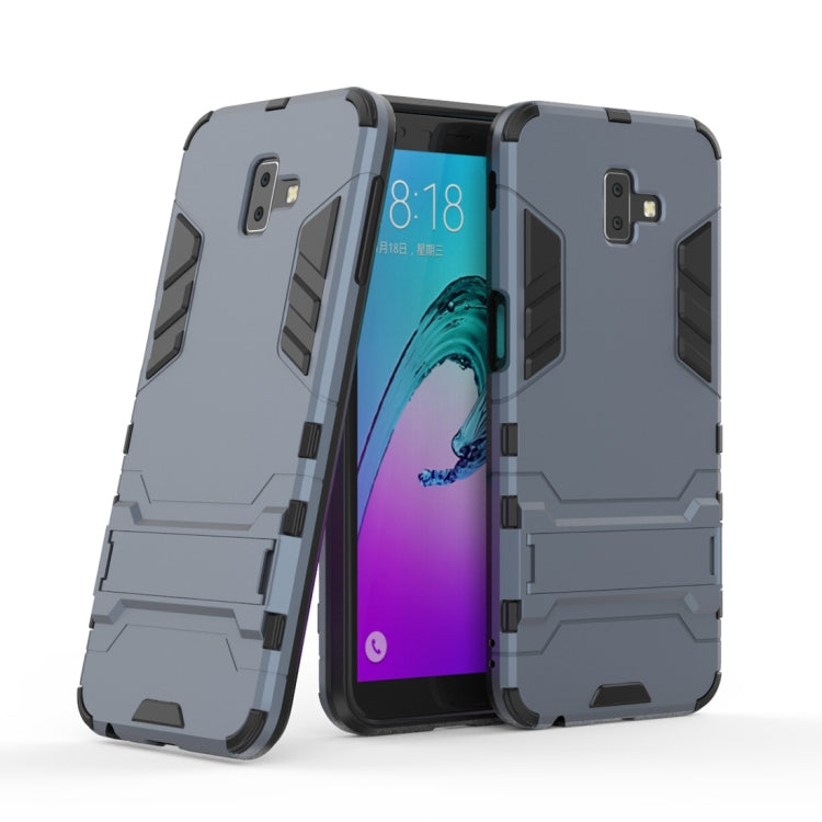 Shockproof PC + TPU Case for Galaxy J6+, with Holder, For Samsung Galaxy J6+, Galaxy J6+